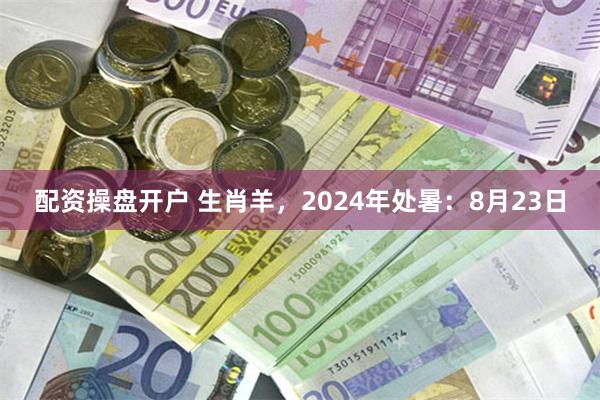 配资操盘开户 生肖羊，2024年处暑：8月23日