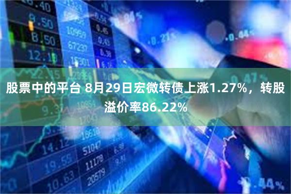 股票中的平台 8月29日宏微转债上涨1.27%，转股溢价率86.22%