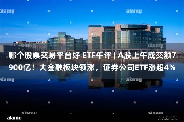 哪个股票交易平台好 ETF午评 | A股上午成交额7900亿！大金融板块领涨，证券公司ETF涨超4%